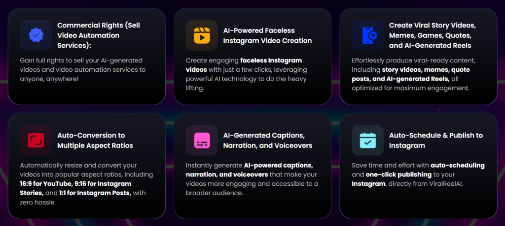 ViralReelAI features 1