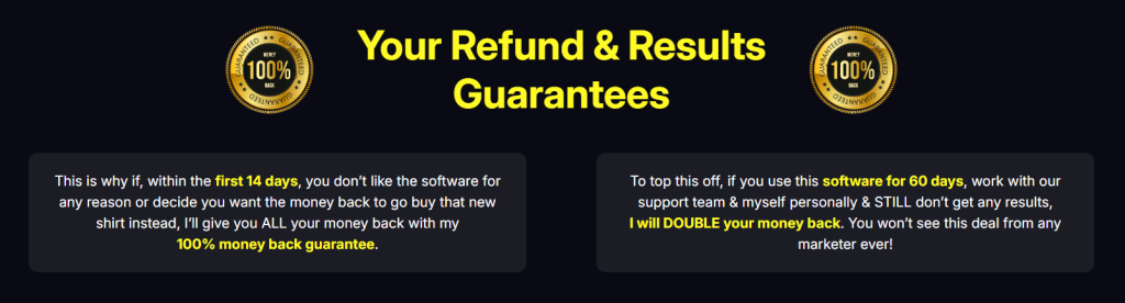 AdvertMate guarantees