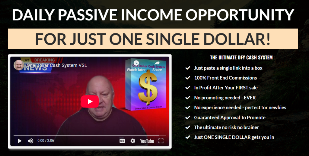 One Dollar Cash System review
