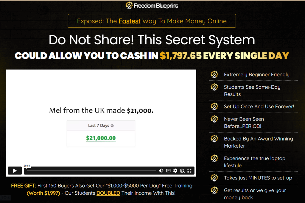 Freedom Blueprint Review