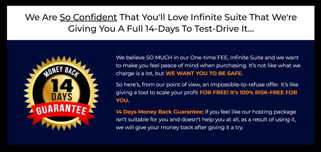 InfiniteSuite guarantee
